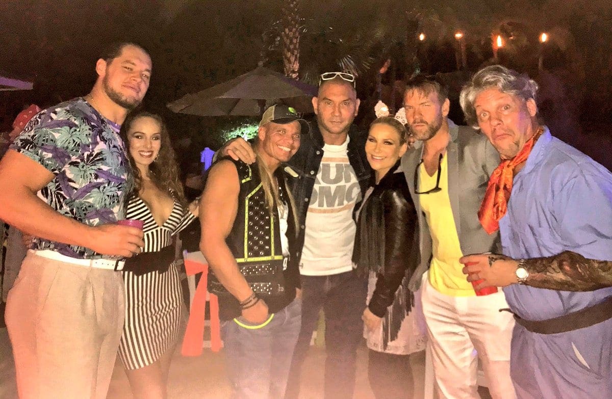 Batista & Chris Jericho Hang Out with WWE Superstars