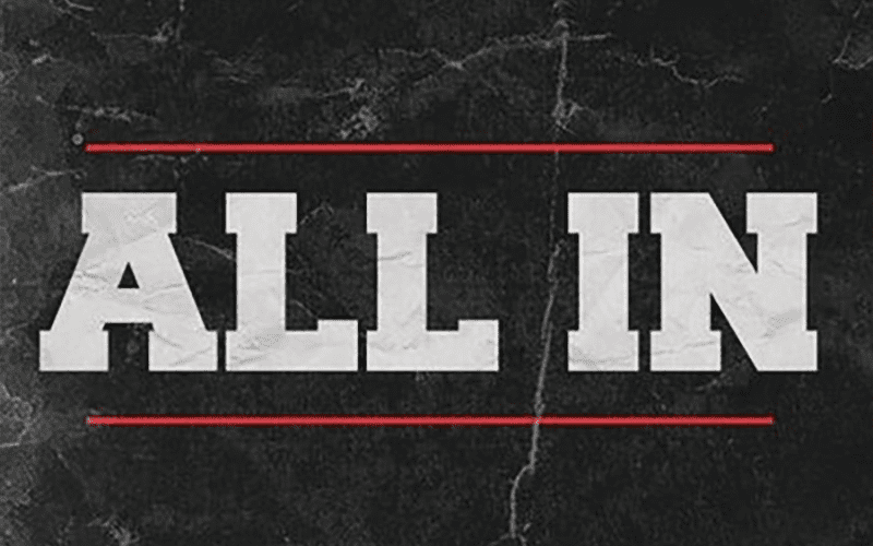 All In Confirmed To Be Broadcasted