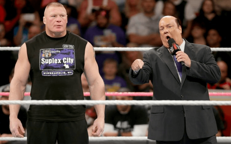 Paul Heyman Reveals Exact Time Brock Lesnar’s WWE Contract Expires