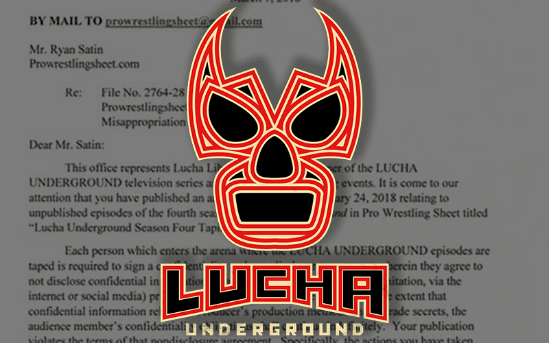 Not A Good Sign For Lucha Underground