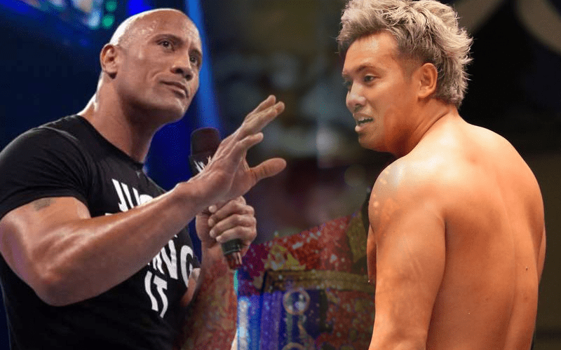 Kazuchika Okada Calls Out The Rock & Fans Are Freaking Out!