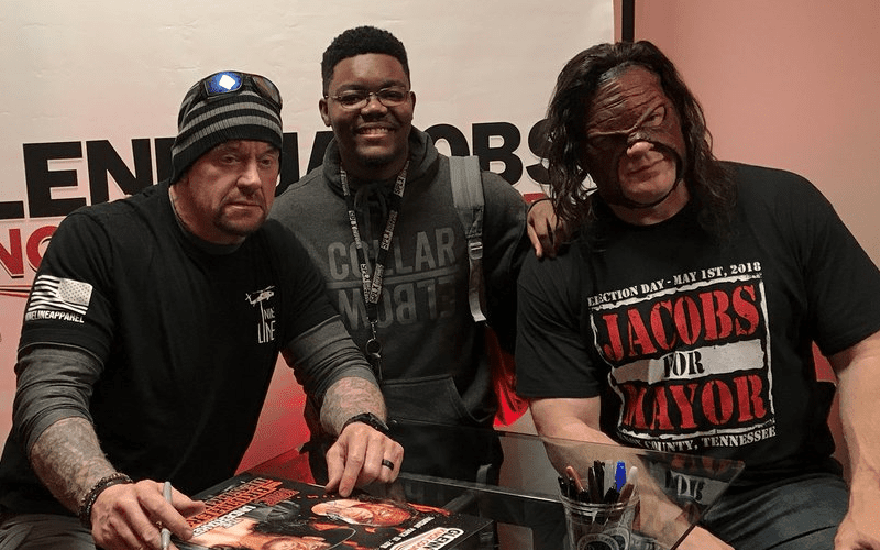 Photos of The Undertaker Attending Kane’s Mayoral Campaign Event