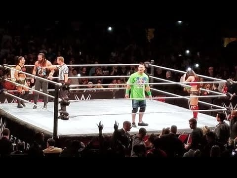 Watch Nikki Bellas’ Return Match with John Cena vs. Elias & Sonya Deville