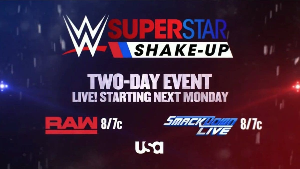 WWE Confirms Superstar Shake-Up For Next Week