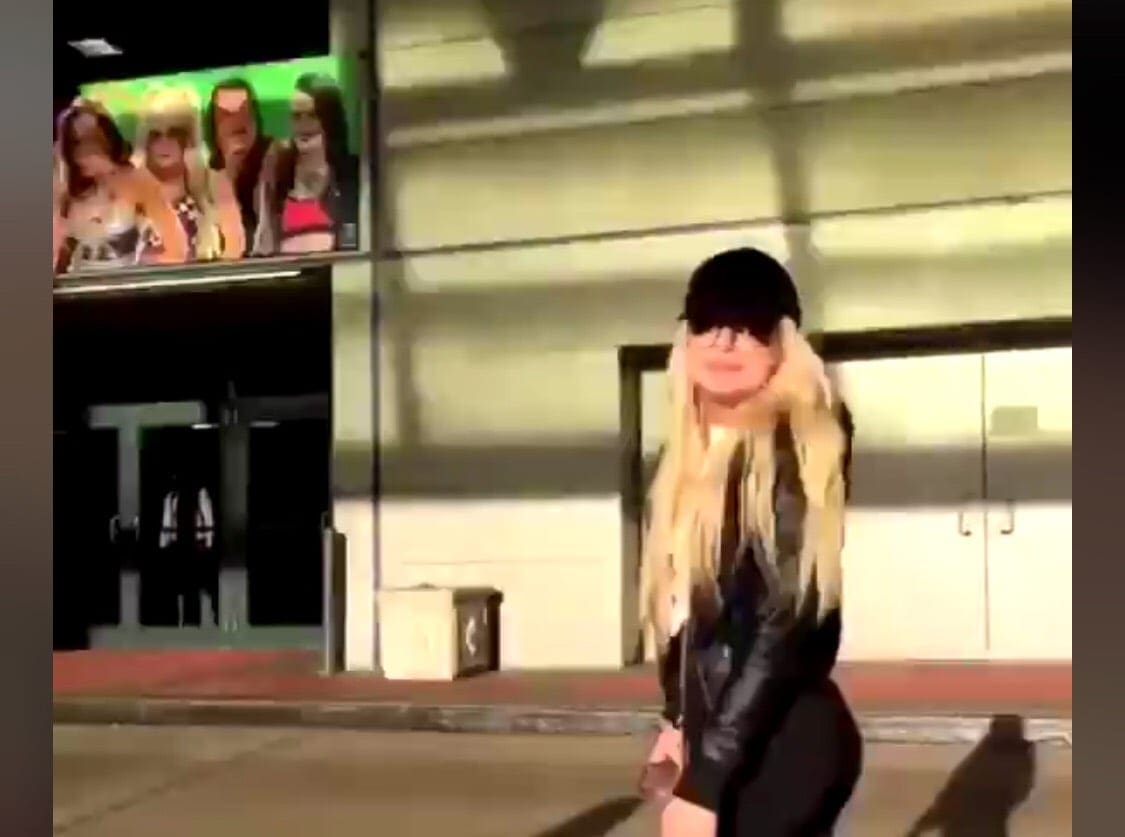 Liv Morgan’s Reaction To Seeing Herself On The WrestleMania Sign Was Priceless