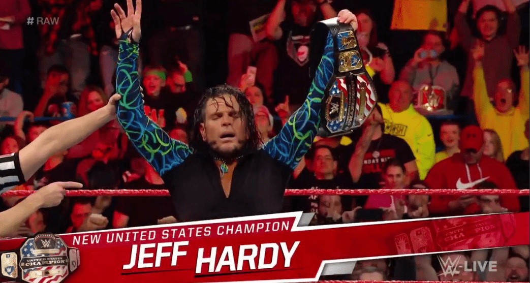Jeff Hardy Reacts To His United States Title Win