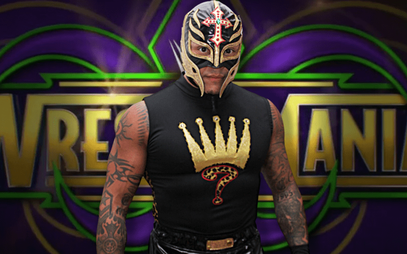 Was Rey Mysterio Backstage for WrestleMania?