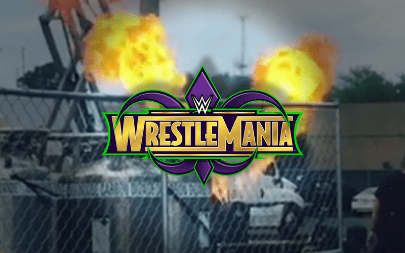 Check Out The Pyro Testing for This Year’s WrestleMania