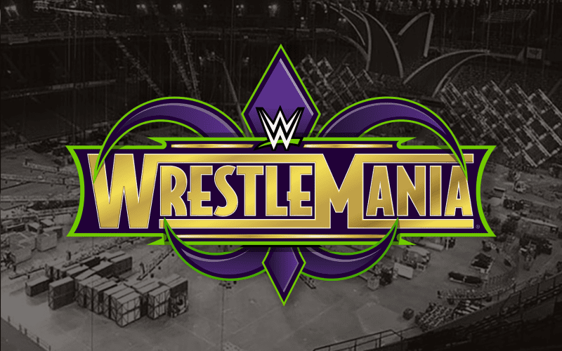 First Look at the WrestleMania Stage Inside the Superdome