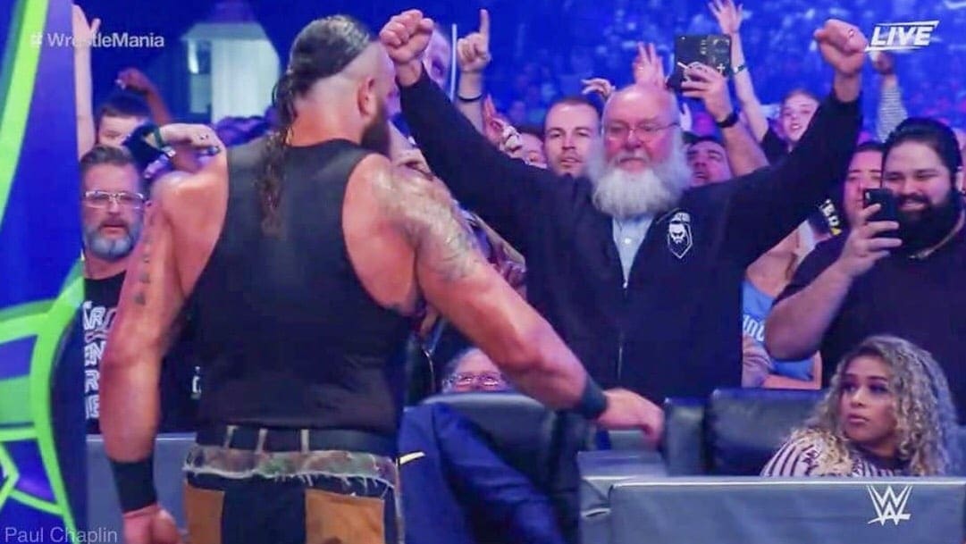Braun Strowman Reacts To His Parents Being Front Row At WrestleMania