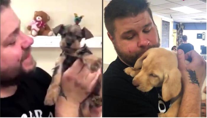 Watch Kevin Owens Enjoy His Unemployment By Visiting A Puppy Store
