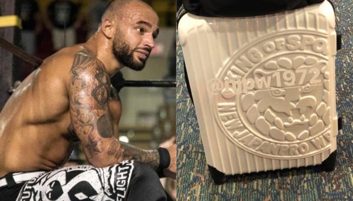 Ricochet Carrying New Japan Suitcase On His Way To NXT TakeOver: New Orleans