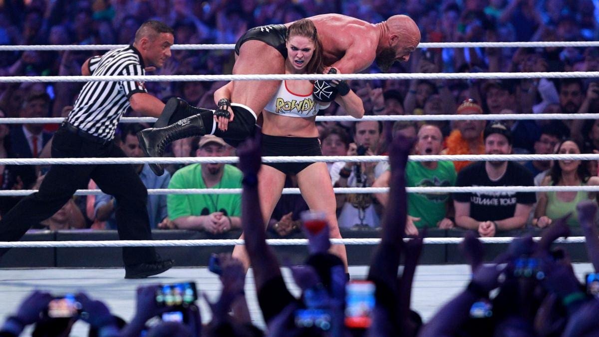 Original Finish & Backstage Reaction to Ronda Rousey’s WrestleMania Match