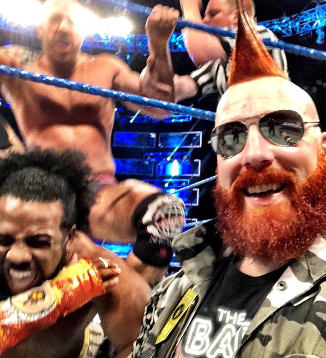 Sheamus Takes Hilarious Selfie Last Night During SmackDown Live