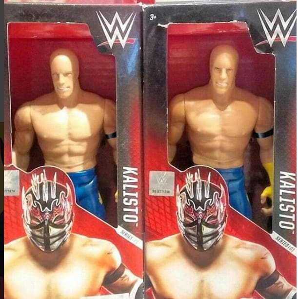 Kalisto Reacts To Unmasked Action Figures Of Himself