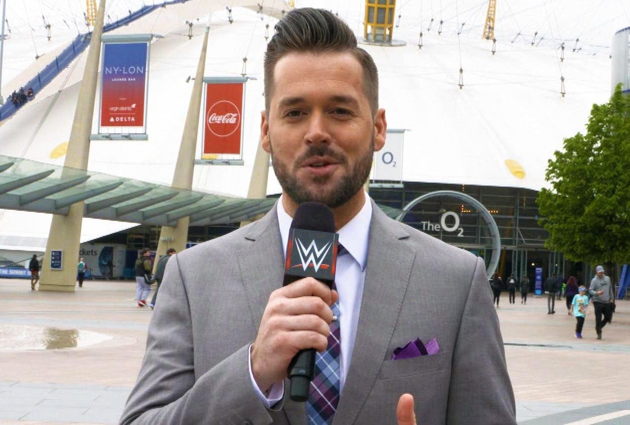 WWE Announcer Mike Rome Finally Meets Childhood Crush