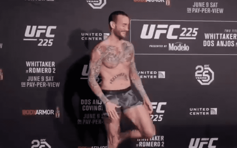 AJ Lee’s Hilarious Reaction to CM Punk Undressing for UFC Weigh-Ins