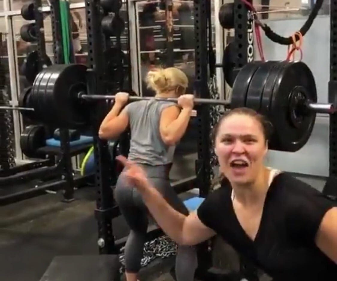 Ronda Rousey Helps Motivate SmackDown Superstar In The Gym