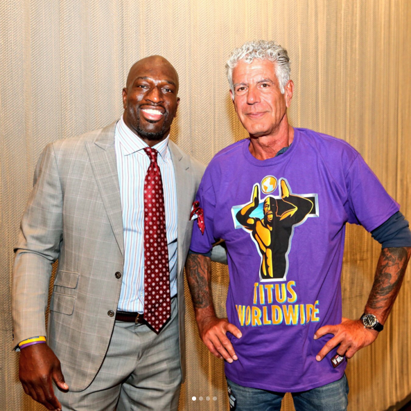 Titus O’Neil Remembers His Friend Anthony Bourdain