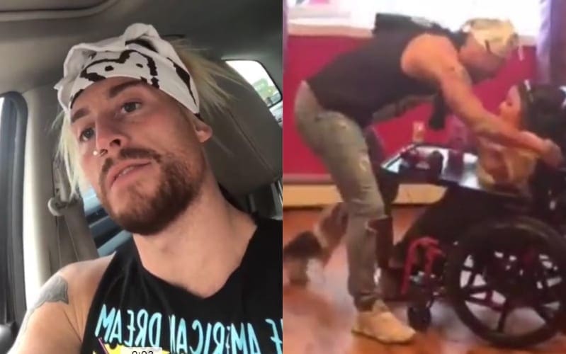 Enzo Amore Surprises Fan At Home & Gives Her His Air Jordans