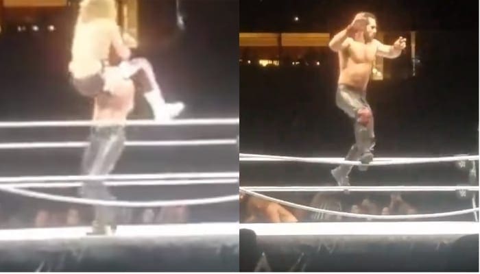 Action Continues After Rope Breaks During Main Event At WWE House Show