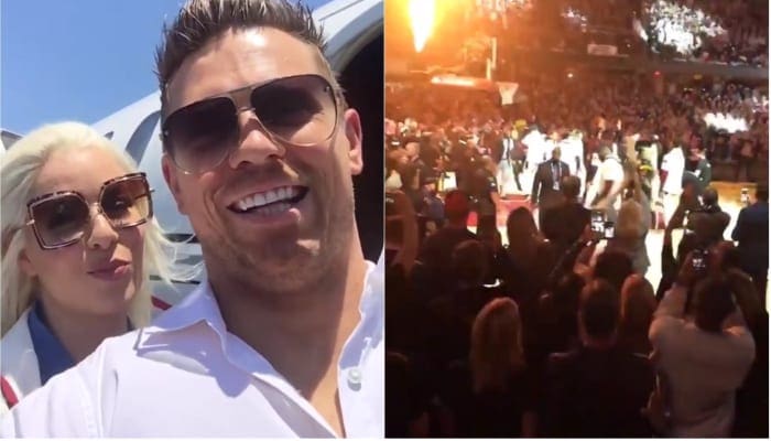 Watch The Miz Surprise Maryse By Taking Her To The NBA Finals