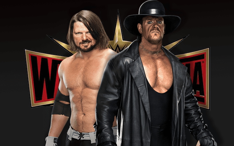 AJ Styles Wants The Undertaker at WrestleMania