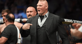 Brock Lesnar Accused of Bringing “Fake WWE Style” to the UFC
