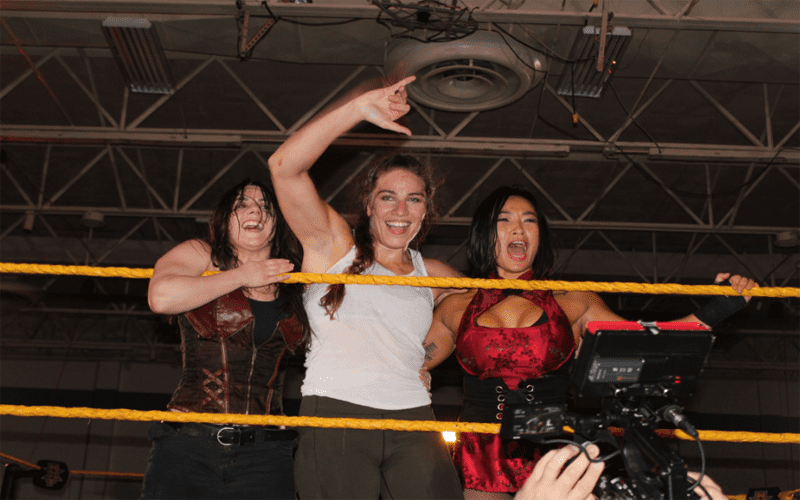 Cameras Captured Marina Shafir’s First WWE Match