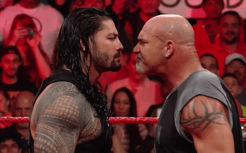 Goldberg Asked About Match Against Roman Reigns at WrestleMania 35