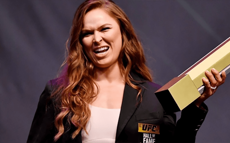 Ronda Rousey Reacts to Being Inducted Into the UFC Hall of Fame