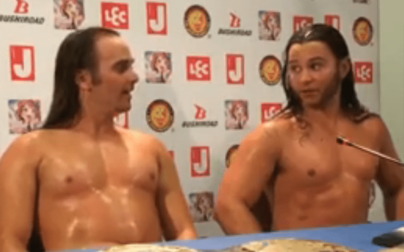 The Young Bucks Tease Winning the WWE Tag Team Titles