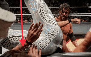 Adam Cole Almost Crushes His Own Girlfriend With Ricochet At NXT TakeOver: Brooklyn IV