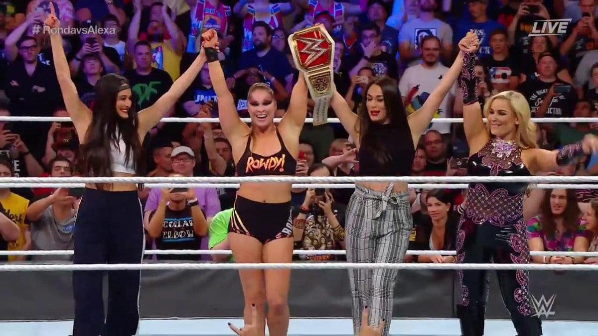 Ronda Rousey Becomes Raw Women’s Champion At SummerSlam