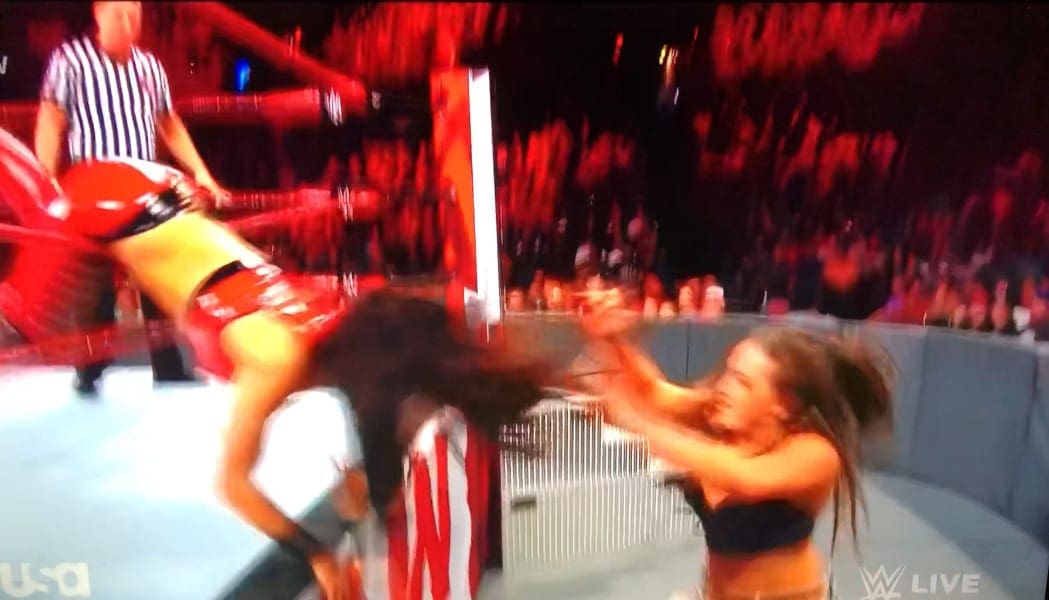 Watch Brie Bella’s Embarrassing Botched Dives On Raw