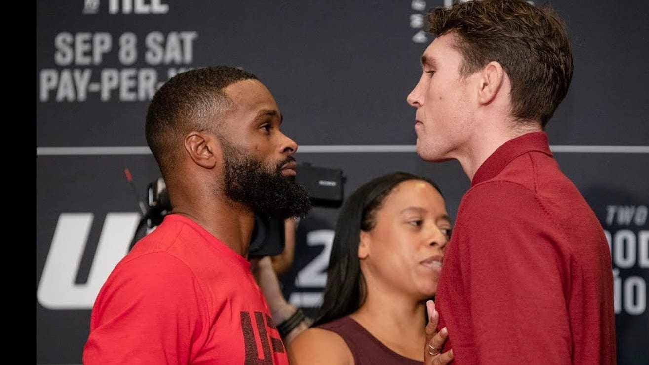 UFC 228 Main Event Tyron Woodley vs Darren Till Faces Issues During Weigh In