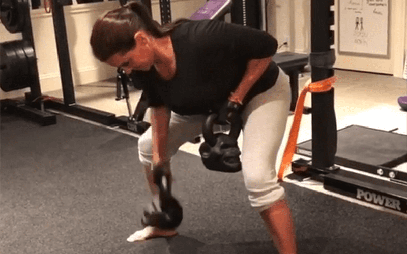 Check Out Stephanie McMahon’s Late Night Workout