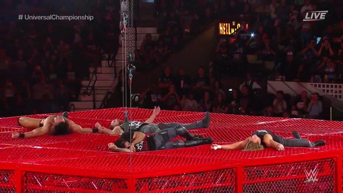 Watch Seth Rollins & Dolph Ziggler’s High Fall Off Hell In A Cell