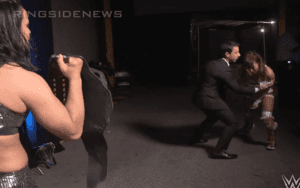Backstage Incident At WWE Evolution