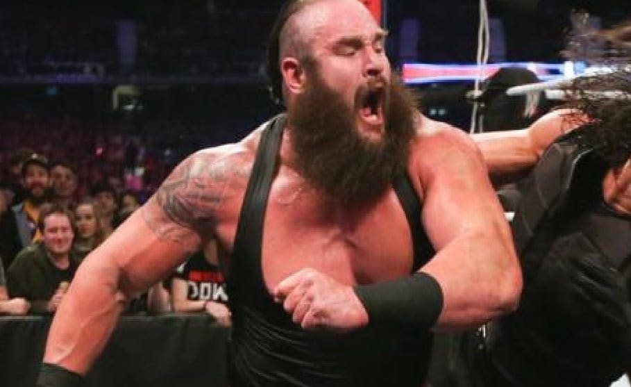 Braun Strowman Shows Off His First Big Meal After Arriving Back In The United States