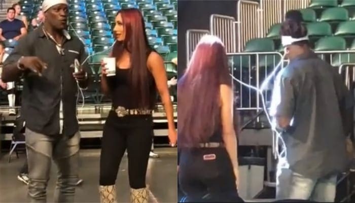 Backstage Video Of Carmella & R-Truth Draws Hilarious Comparison