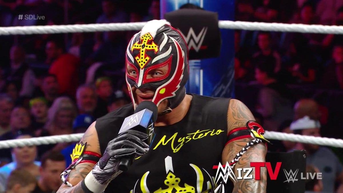 Rey Mysterio Posts Maskless Picture On WWE Crown Jewel Stage