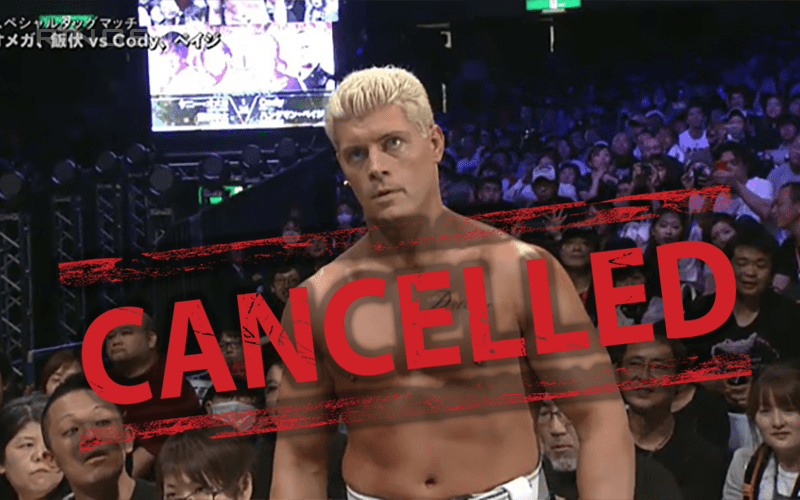 Cody Rhodes Cancels Event Due To Injury — MRI Scheduled For Next Week