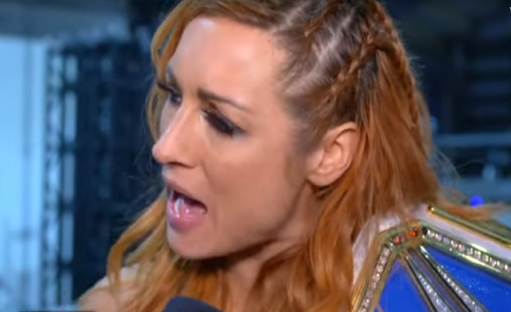 Becky Lynch Cuts Straight Fire Promo On Ronda Rousey Backstage After SmackDown Live