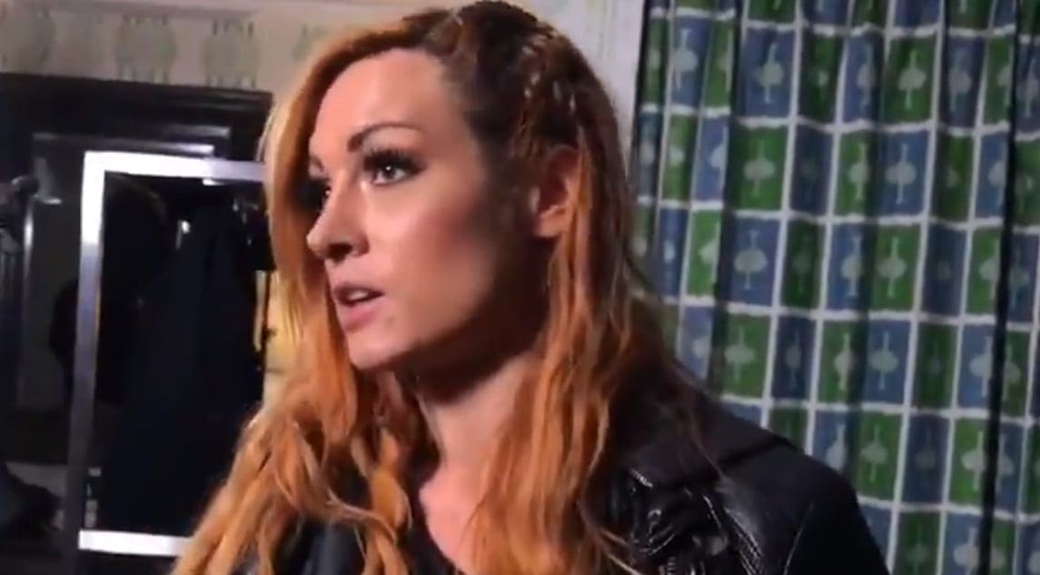 Becky Lynch Refuses Interview Because Reporter Is Wearing Ronda Rousey Merch