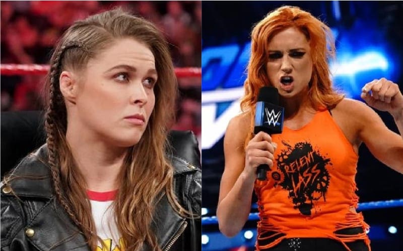 Ronda Rousey Throws Major Shade At Becky Lynch & The Man Responds