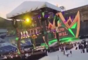 EXCLUSIVE: WWE Crown Jewel Crowd Filing In An Hour Before The Show