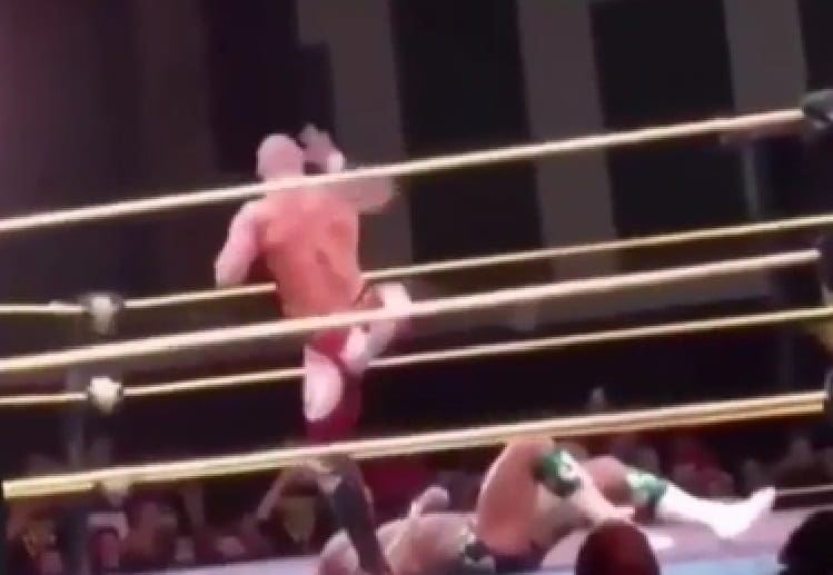 Ricochet Pays Tribute To The Rock By Using Variation Of His Signature Move