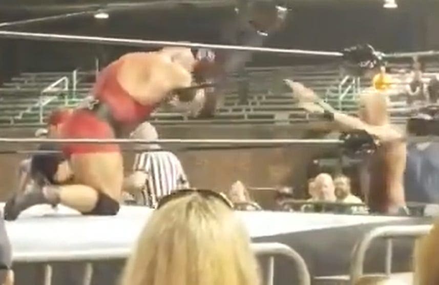 Ryback Takes Unprotected Chair Shot To The Head That His Opponent Is Still Proud Of