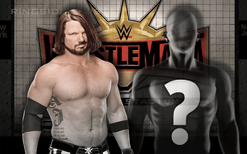 AJ Styles’ WWE WrestleMania Opponent Revealed